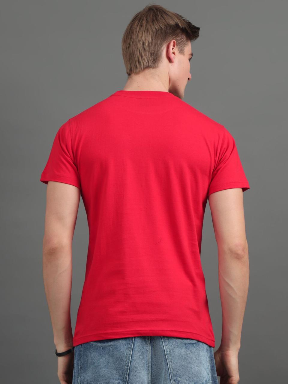 Bear Red Printed Tee