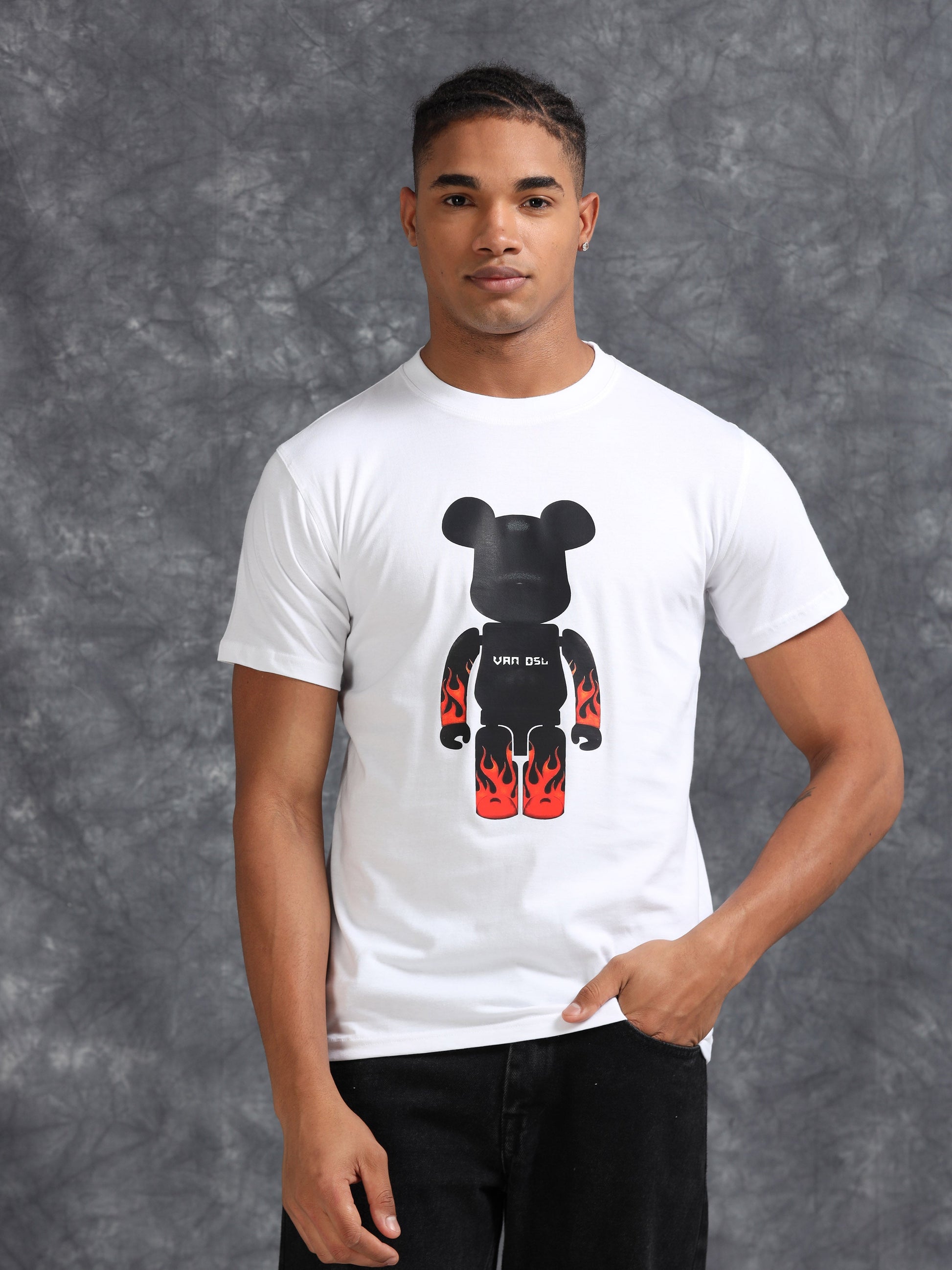 White Bear Printed Tee