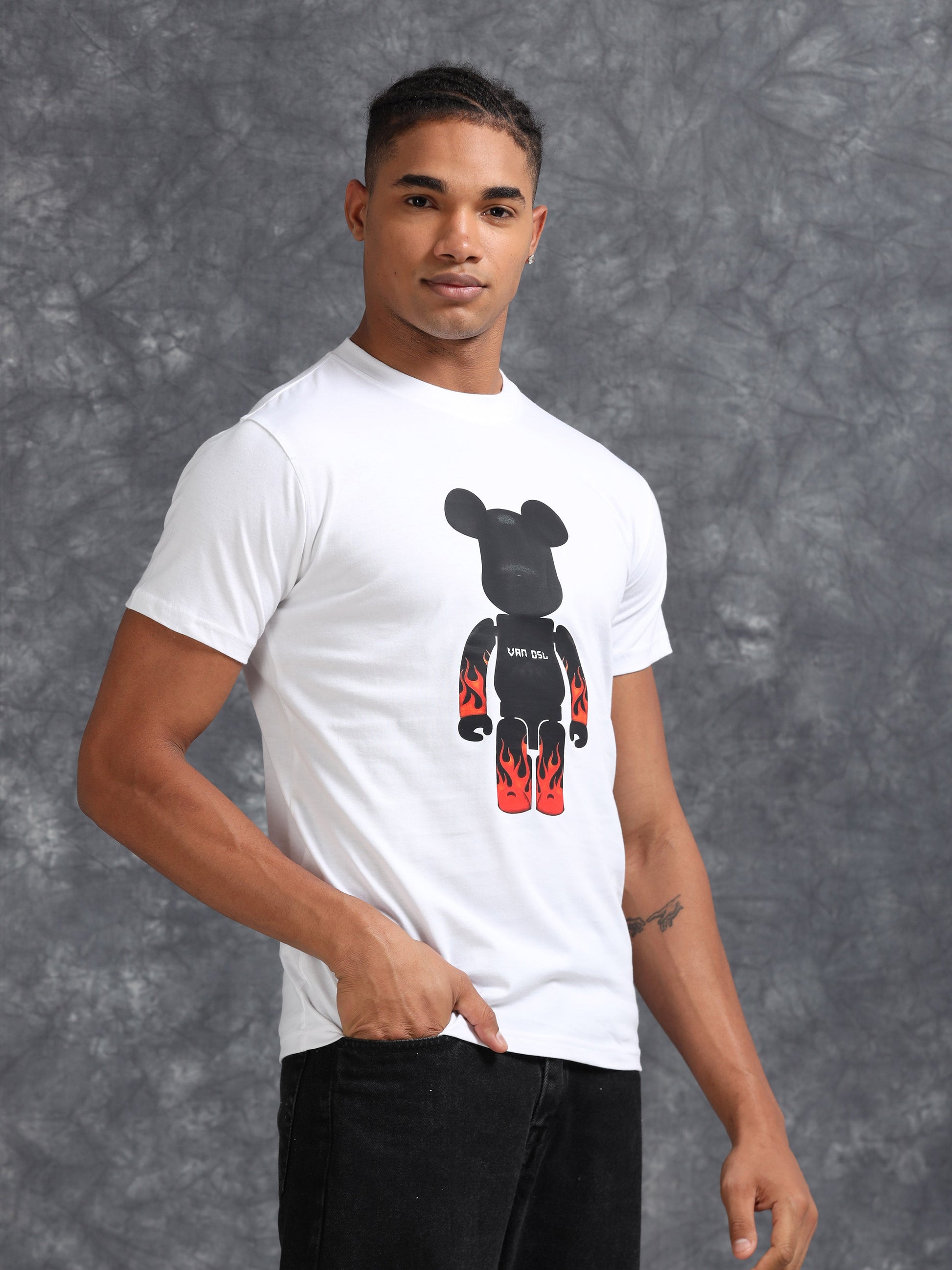 White Bear Printed Tee