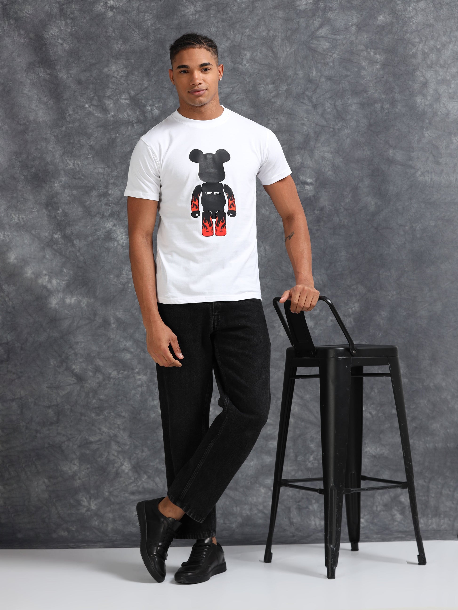 White Bear Printed Tee