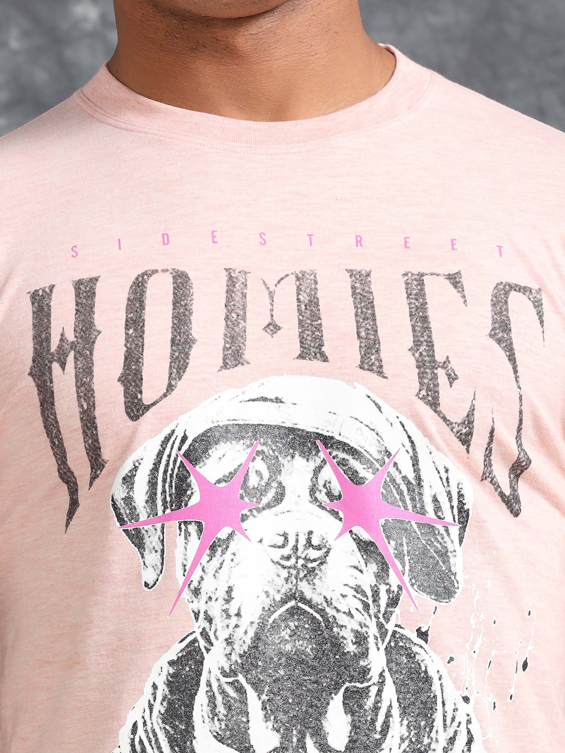 Pink Homes Printed Tee
