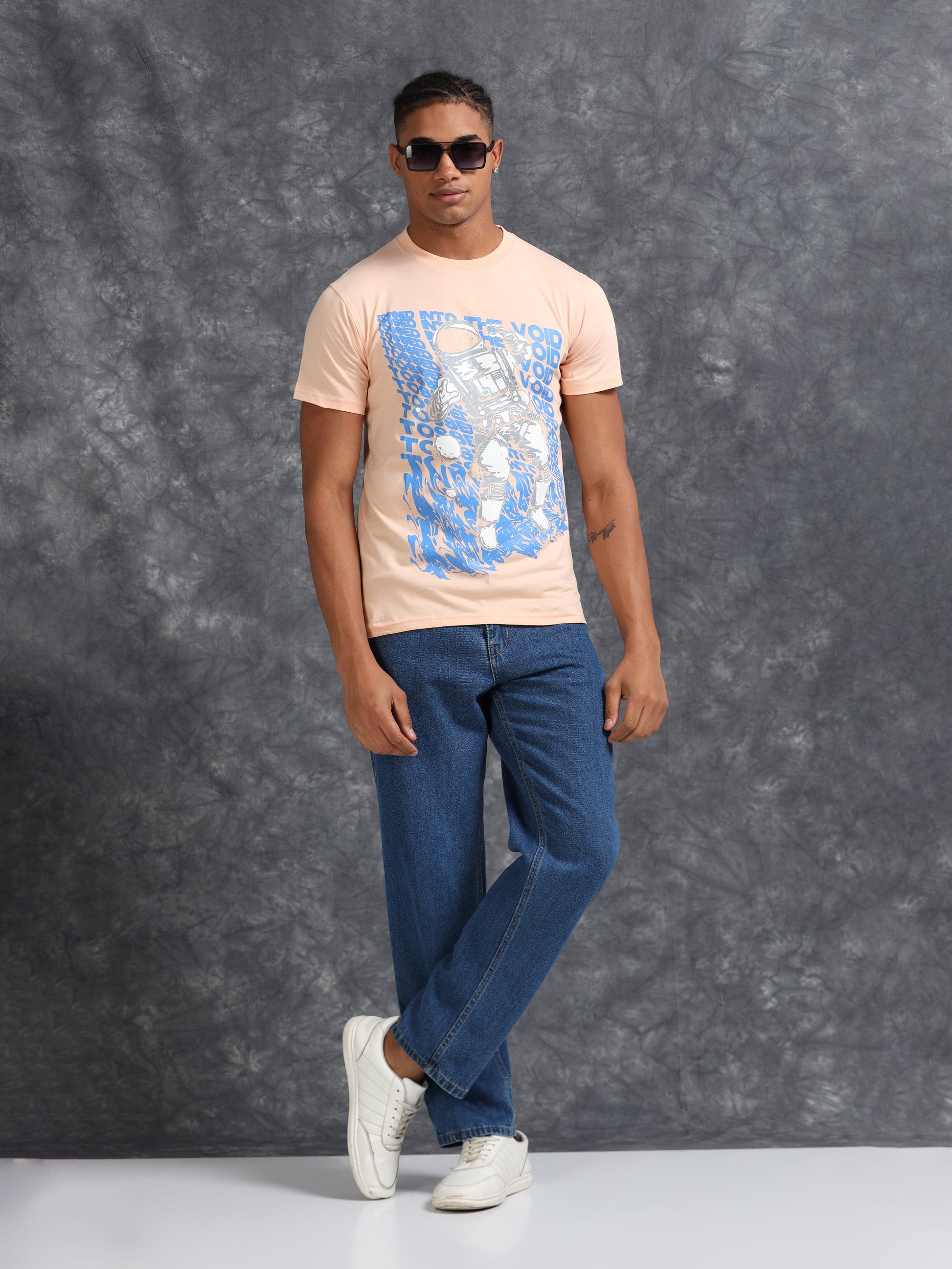 Pink Void Printed Tee