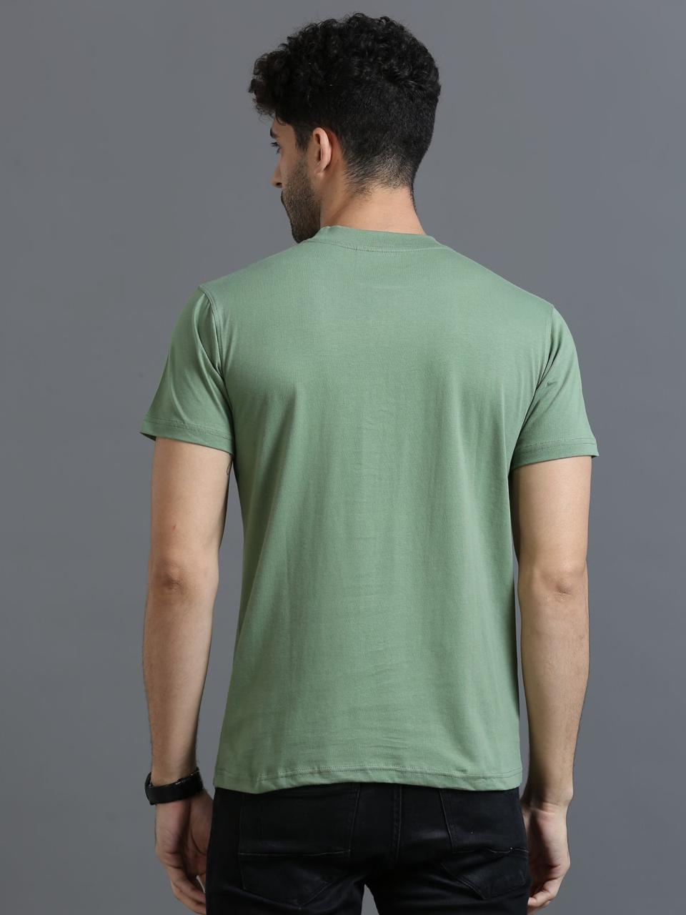 Summer Time Green Printed Tee
